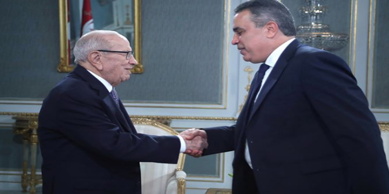  رئيس الجمهورية يستقبل مهدي جمعة رئيس حزب البديل التونسي